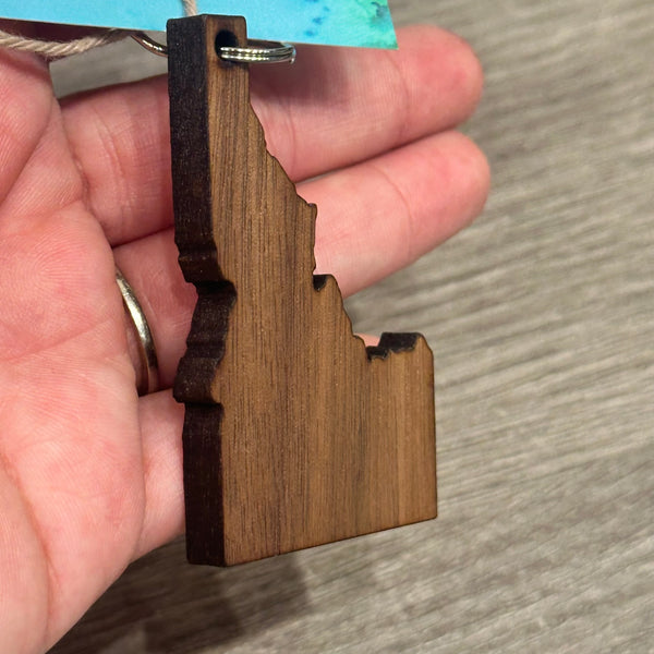 Idaho Wood Keychain