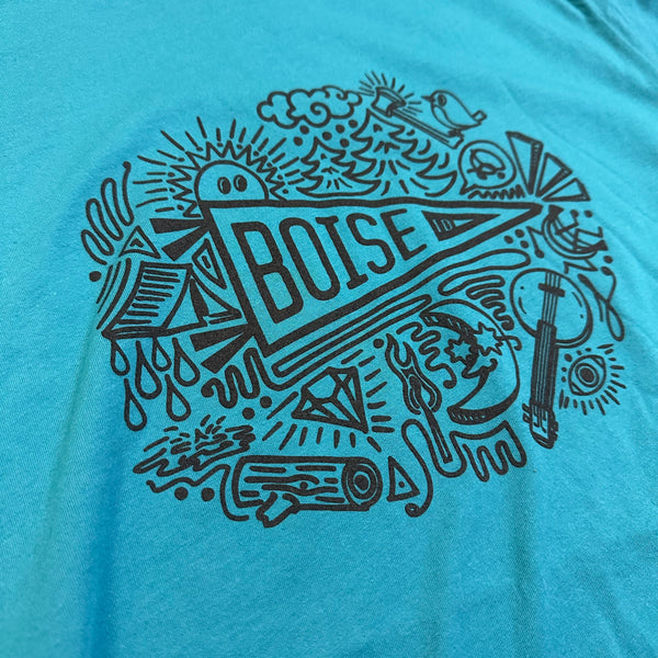 Boise Pennant T-shirt, BANANA ink