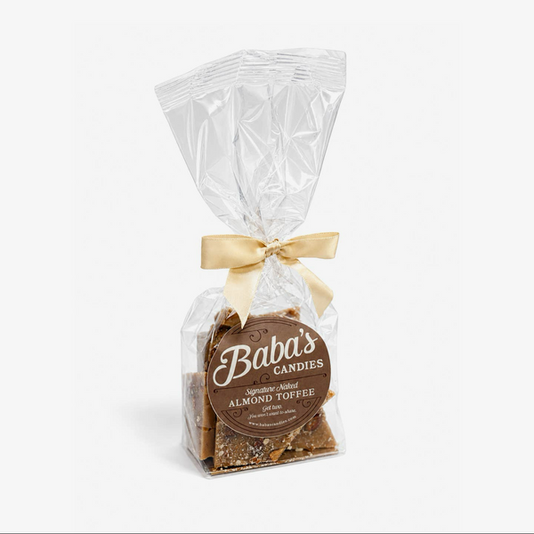 Naked (No Chocolate) Almond Toffee 4oz Bag, Gluten Free