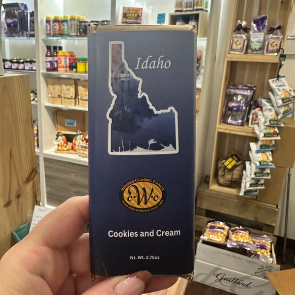 Cookies and Cream Idaho Bar Weiser Candy