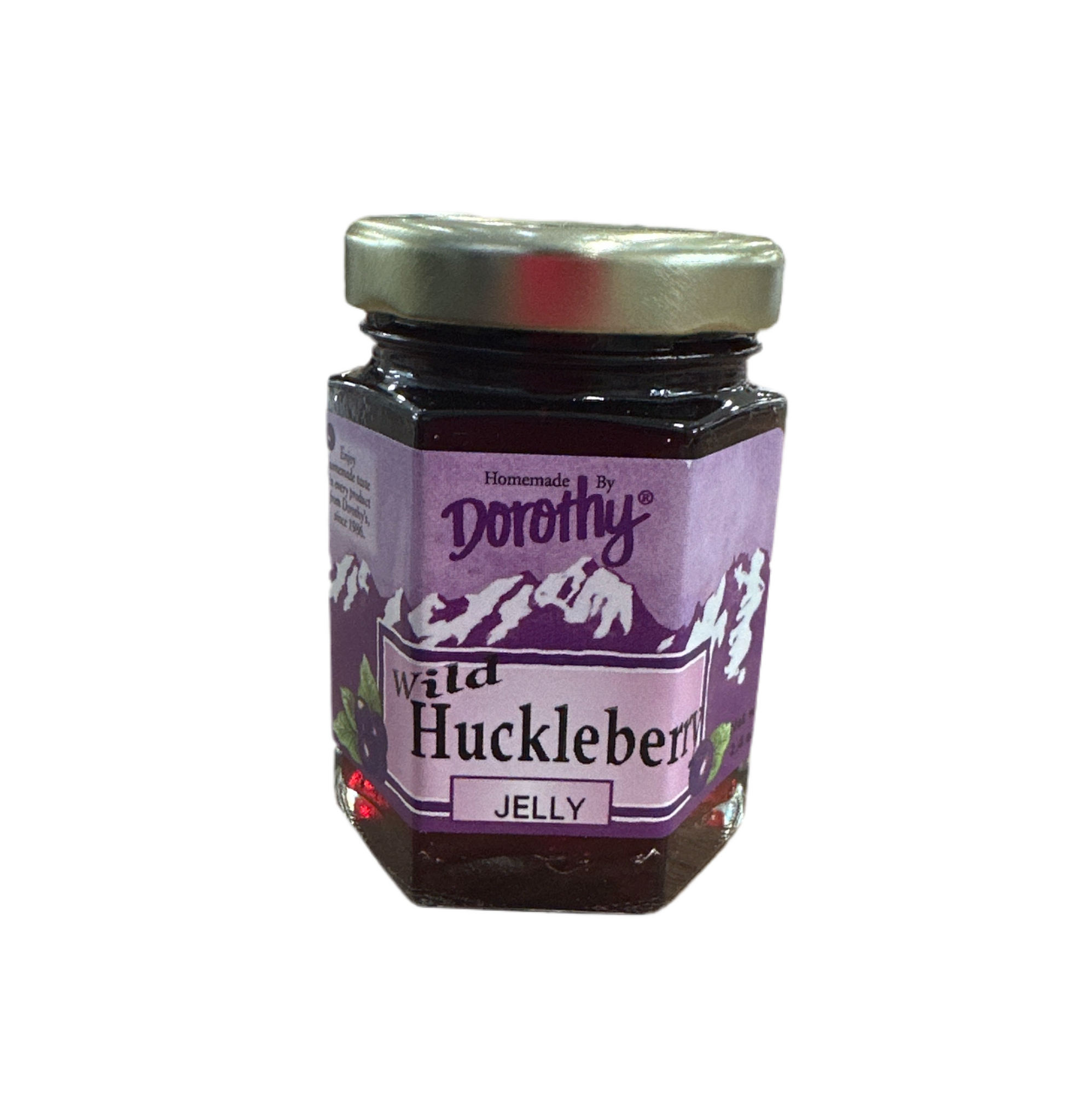 Huckleberry Jelly - Mini Jar 2.4oz TSA Approved