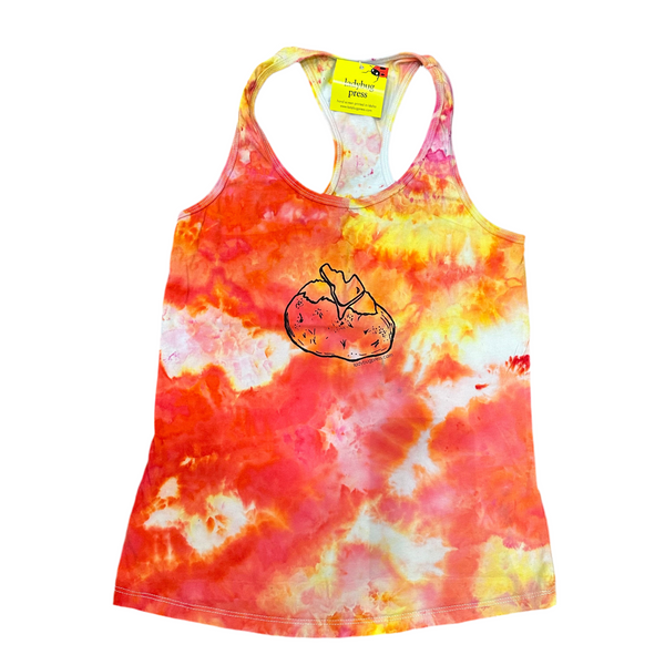 Ice Dyed Spud “Baked Potato” Tank , Adult Sizes