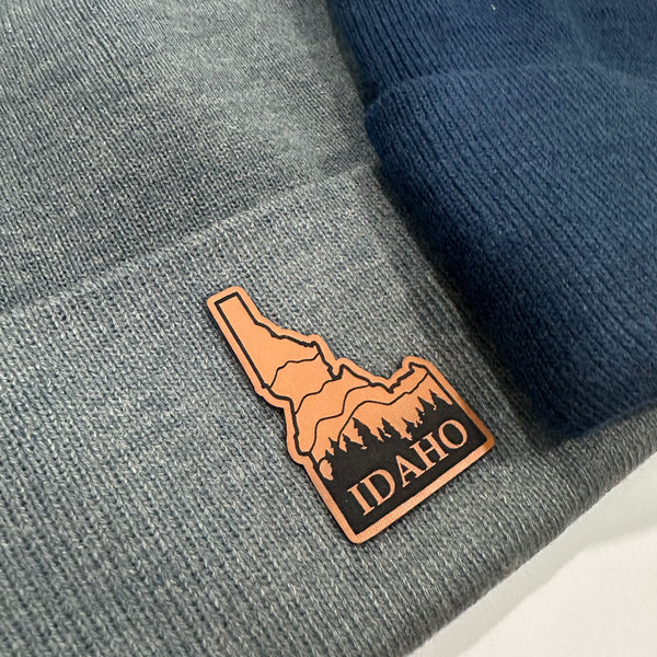 Idaho Mountain and Trees Beanie