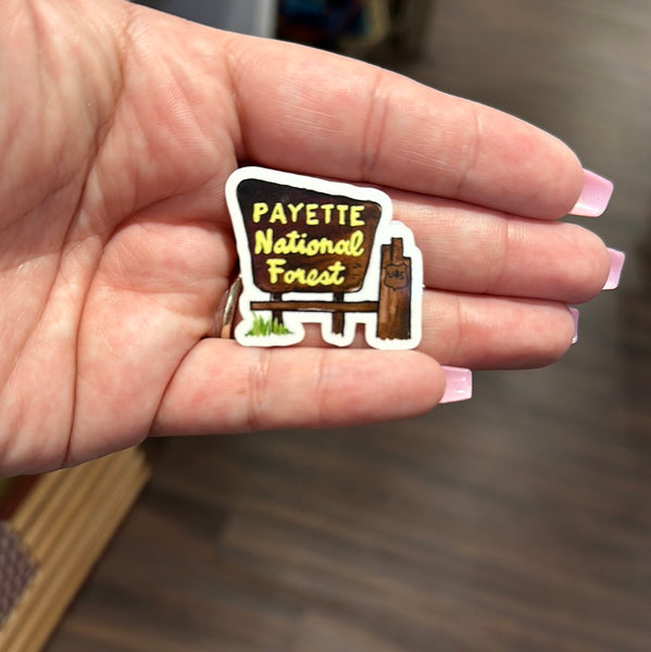 Payette National Forest Sign Sticker