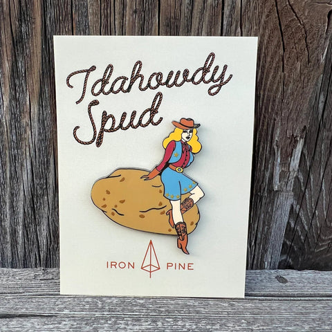 Idahowdy Spud Enamel Pin