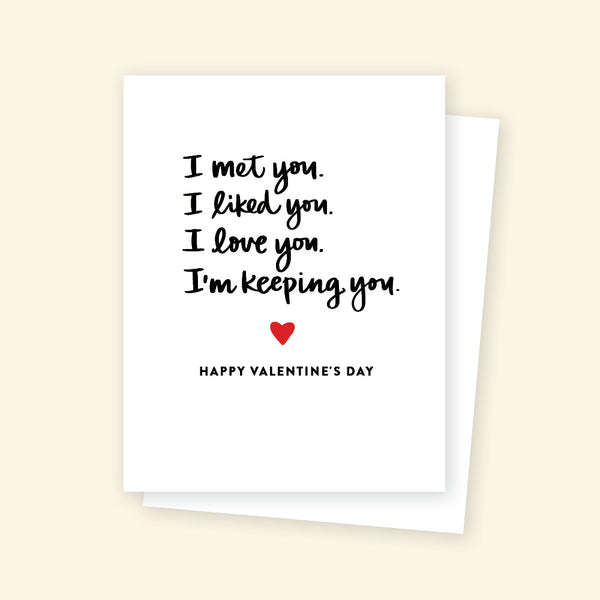 Greeting card - Keeping you
