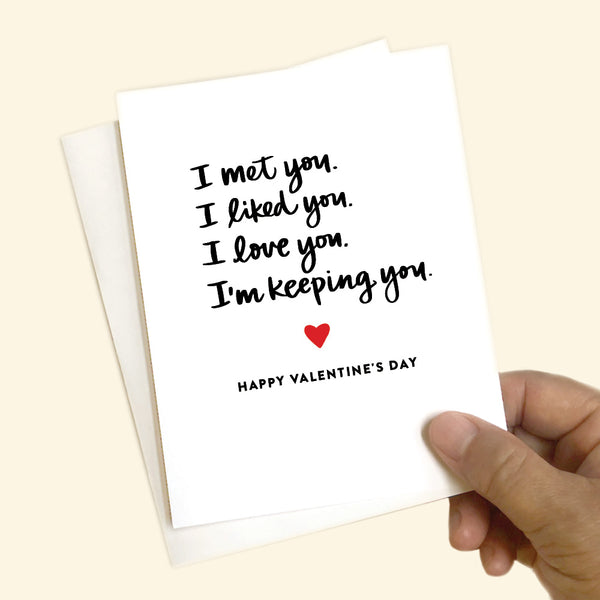 Greeting card - Keeping you