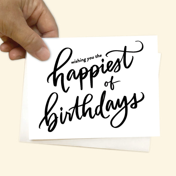 Greeting card - Happiest of Birthdays