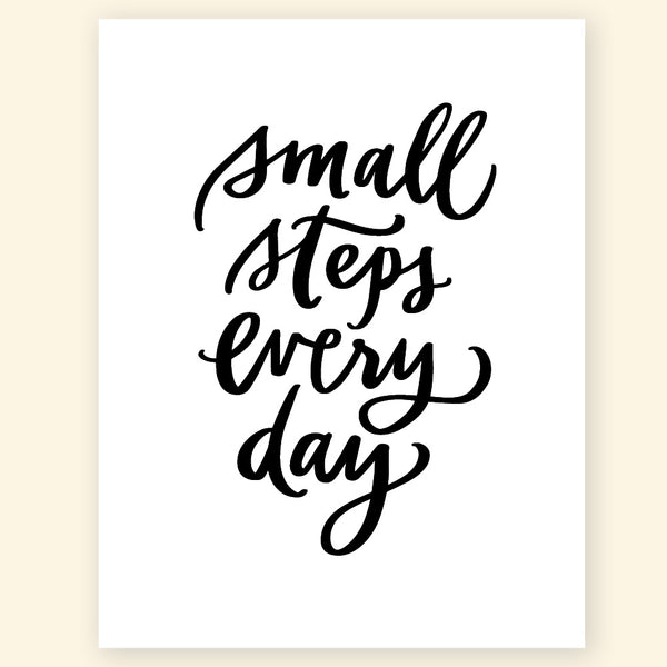 Greeting Card - Small steps every day