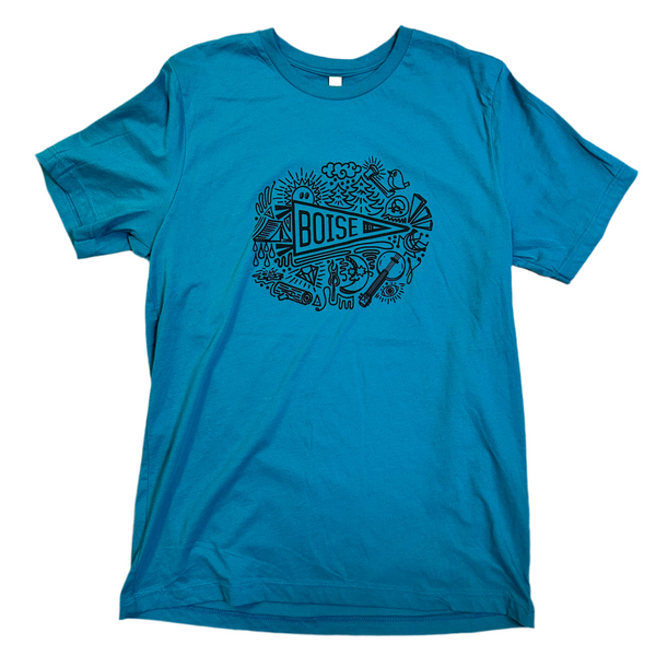 Boise Pennant T-shirt, BANANA ink