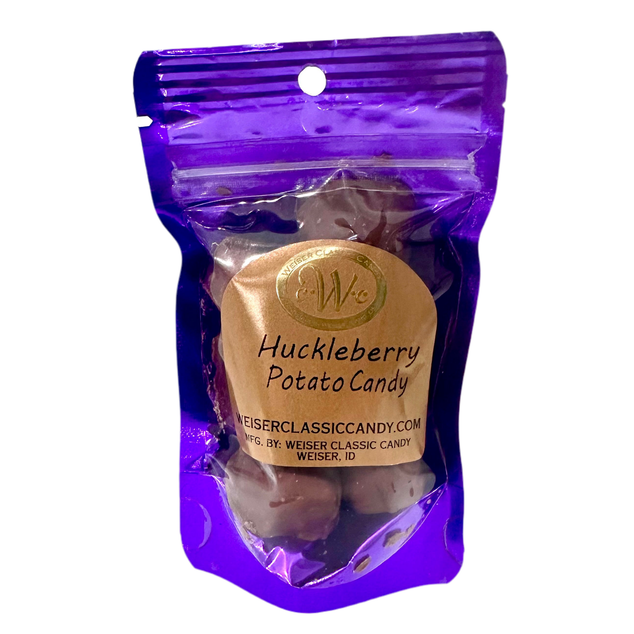 Weiser Classic Candy Potato Candy 2 oz. Huckleberry or Peanut Butter Flavored!