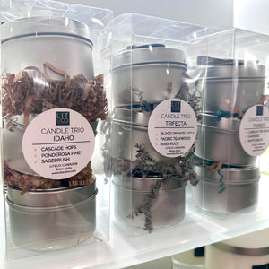 Lit & Co Trio 3-Pack of Travel Tin Candles