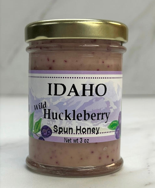 Huckleberry Creamed Honey 3oz Jar
