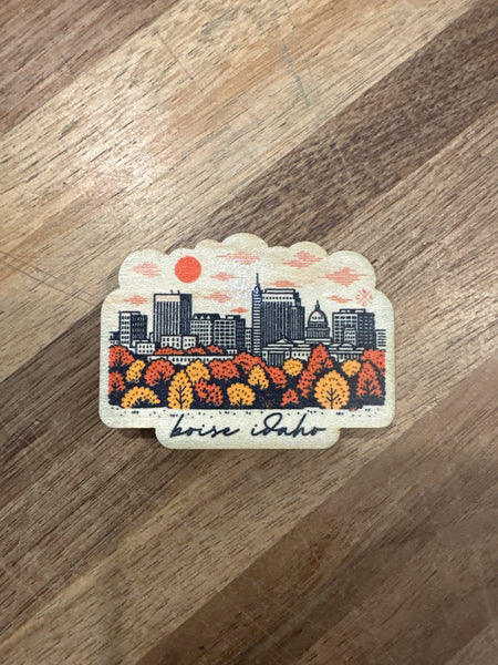 Boise Idaho Skyline Magnet, CDA