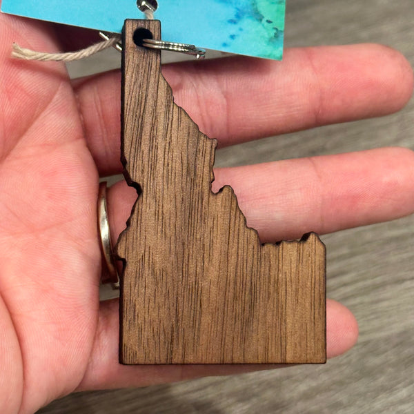 Idaho Wood Keychain