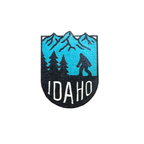 Bigfoot Idaho Mountains Magnet Full Color, CDA