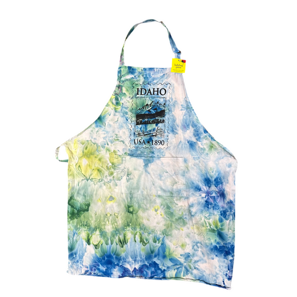 Ice Dyed Idaho Stamp Apron