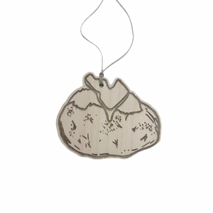Idaho Spud Wood Ornament