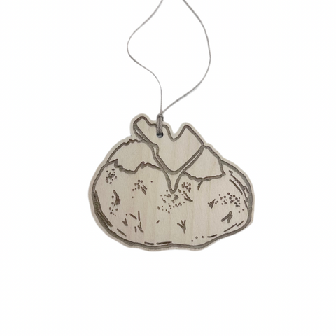 Idaho Spud Wood Ornament
