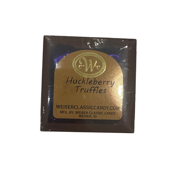 Huckleberry Truffles 4 Pack, Weiser Candy