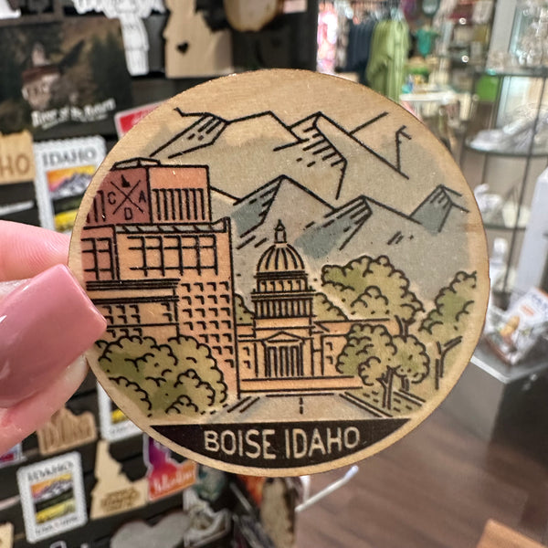 Boise Idaho Capital View Magnet, CDA