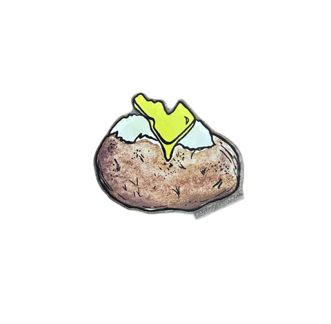 Acrylic Idaho Spud, Baked Potato Magnet