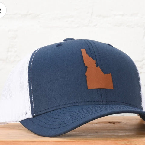 Idaho Home Navy & White Adjustable Hat