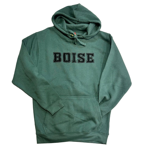BOISE Hoodie, Screen Printed Eco Friendly
