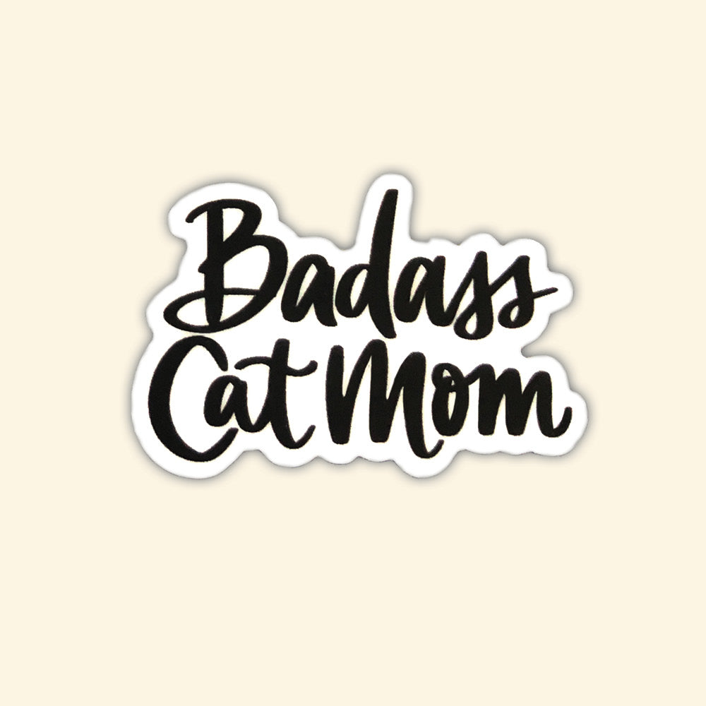 Sticker - Mini Badass Cat Mom