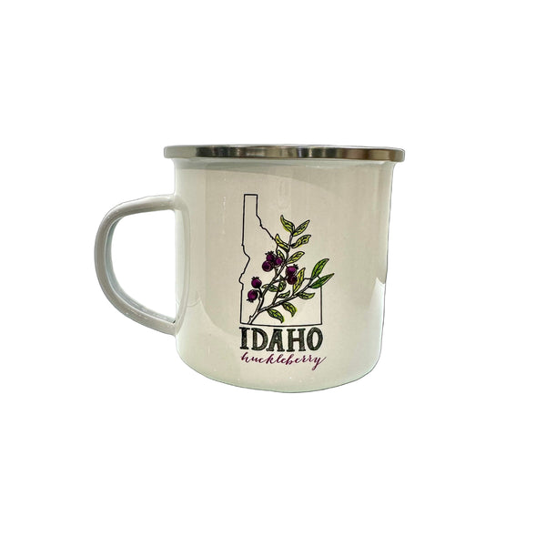 Idaho Huckleberry Enamel Mug