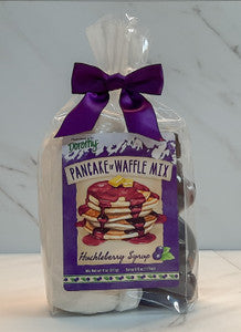 Huckleberry Waffle and Pancake Mix with Syrup