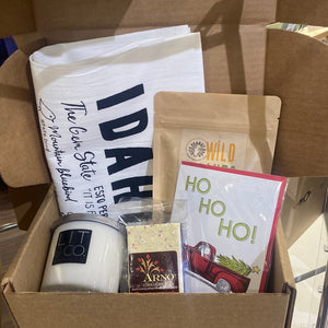 Idaho Christmas Box, local gifts Handmade Idaho