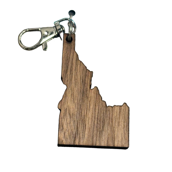 Idaho Wood Keychain