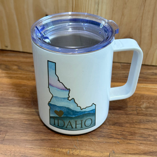 Idaho Heart Mug with Lid