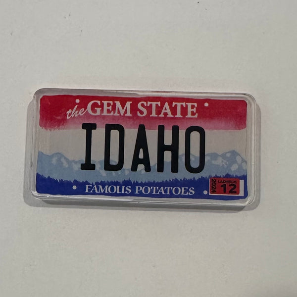 Acrylic Idaho License Plate Magnet
