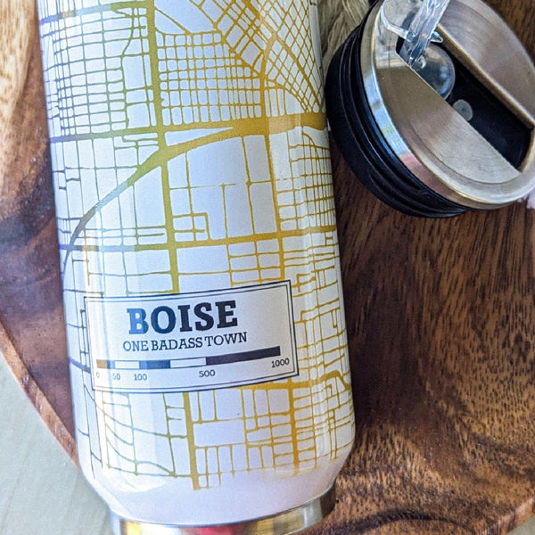 Boise Badass Town Stainless Steel Tumbler