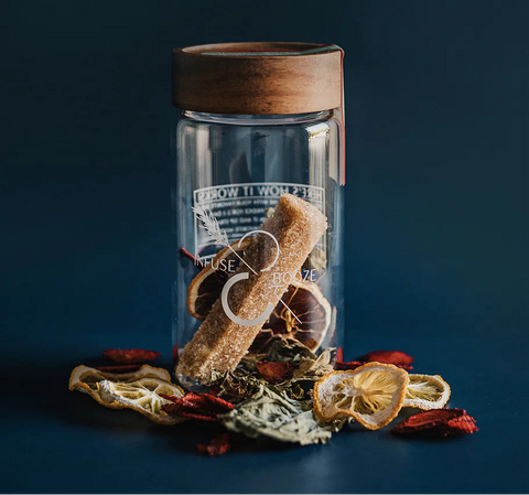 Infuse & Booze Cocktail Kit, Strawberry Shrub