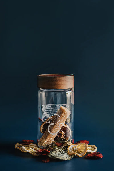 Infuse & Booze Cocktail Kit, Strawberry Shrub