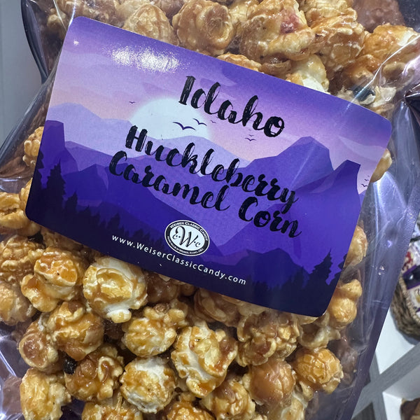Idaho Huckleberry Caramel Corn, Weiser Candy Co.