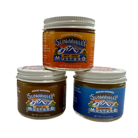 Sun Valley Mustard 3oz Jar, Assorted Flavors
