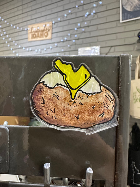 Acrylic Idaho Spud, Baked Potato Magnet