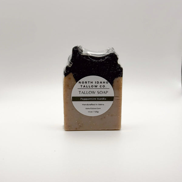Peppermint Vanilla Tallow Soap Bar
