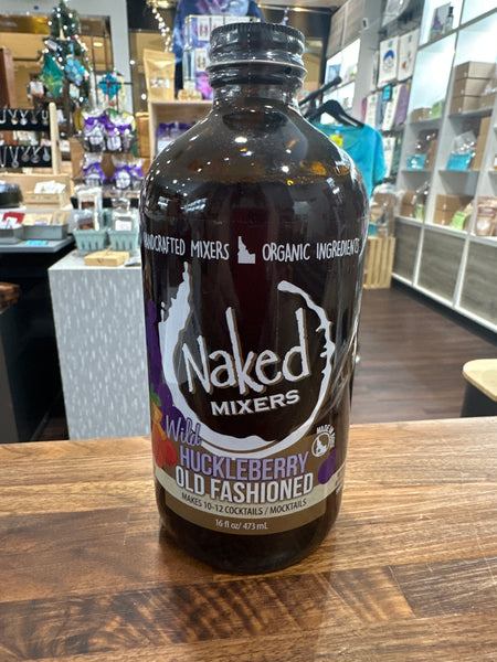 Wild Huckleberry Old Fashioned, Naked Mixers.