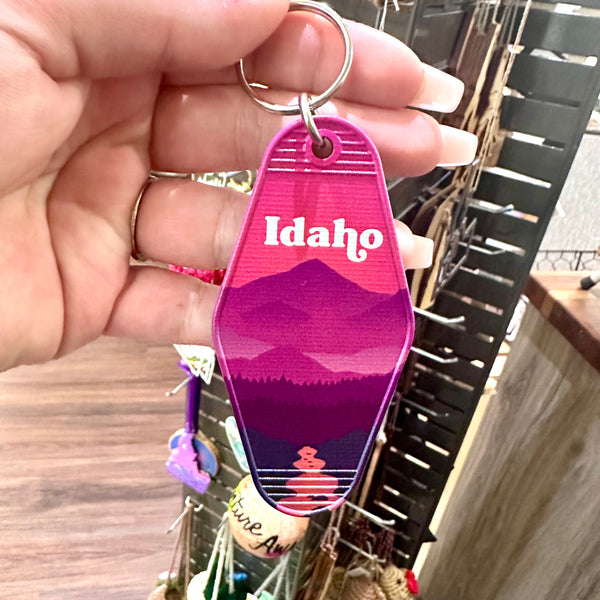 Idaho Retro Keychain