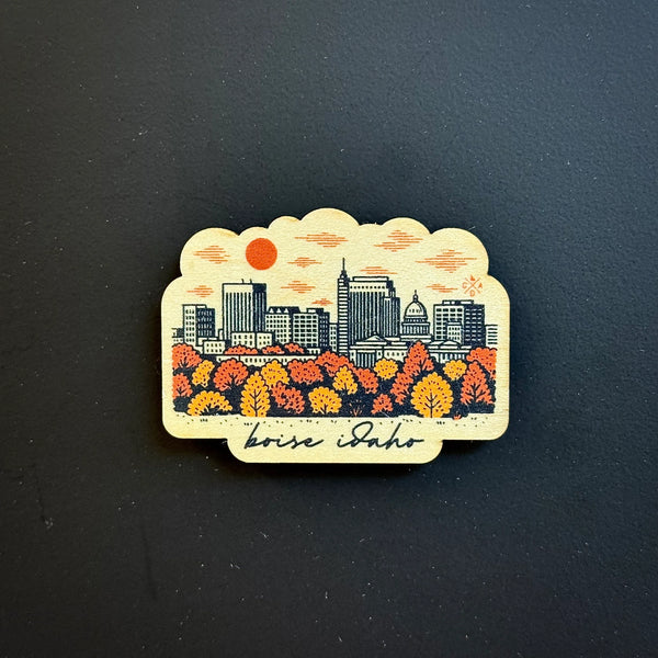 Boise Idaho Skyline Magnet, CDA