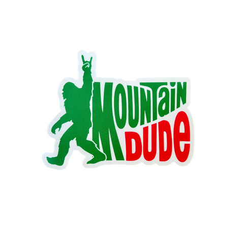 Mountain Dude Bigfoot Sticker