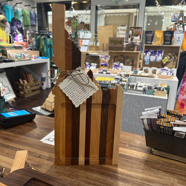 Idaho Shaped Charcuterie Board, Handmade in Boise