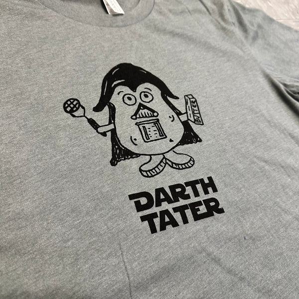 Darth Tater T-shirt, Adult Sizes, Eco Friendly Water based Inks