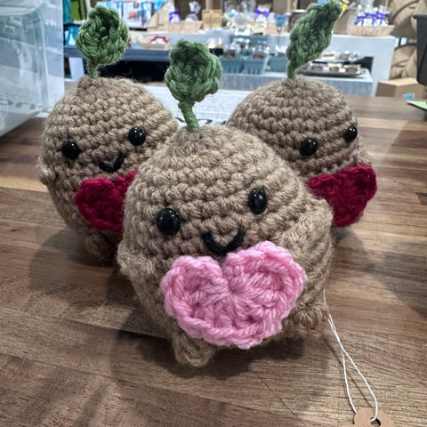 Crocheted Potato Buddy Plush