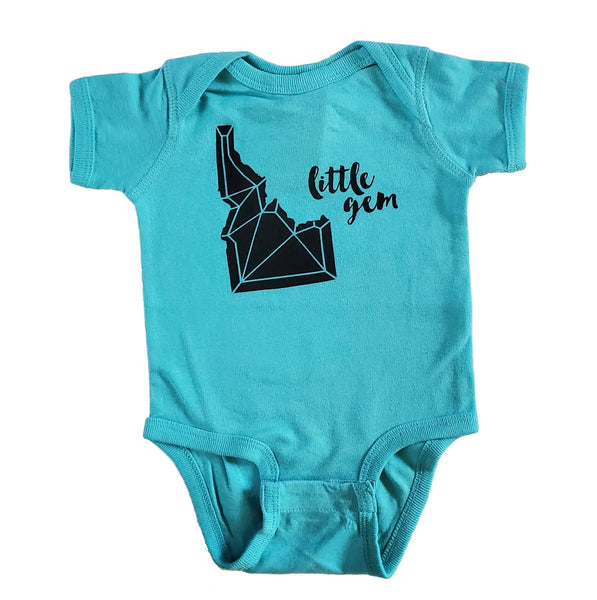 Idaho Gem Onesie, Assorted Colors, Eco-friendly waterbased inks